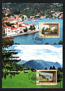 Лихтенштейн, 2013, Совместный выпуск с Россией, Искусство, 2 картмаксимума